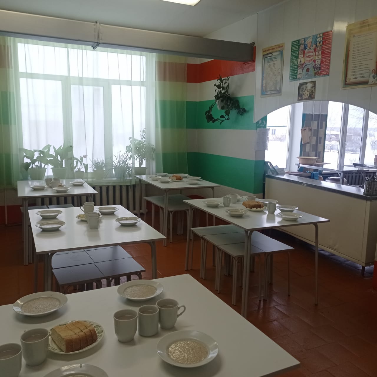 Столовая МБОУ &amp;quot;Большереченская СОШ&amp;quot;